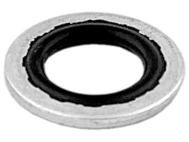 Шайба уплотнительная 9.5 mm, AN-03 алюминий + резина, BLACKROCK LAB WAB-03