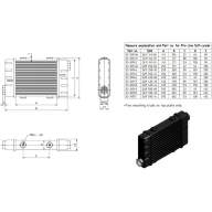 Радиатор масляный 320x101x40; ProLine Slimline SLM (M22x1,5 выход) Setrab, 53-10744, 250-10 - Радиатор масляный 320x101x40; ProLine Slimline SLM (M22x1,5 выход) Setrab, 53-10744, 250-10