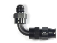 Фитинг AN-06, 90°, "папа" Hardline, алюминий, BLACKROCK LAB H06-090-MABK