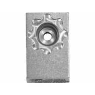 Тройник ABS Goodridge 1 х adapter crimp,- M10*1mm (обратный конус)  крепеж отв. , D-03 ABS-005AT - Тройник ABS Goodridge 1 х adapter crimp,- M10*1mm (обратный конус)  крепеж отв. , D-03 ABS-005AT