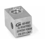 Тройник ABS Goodridge 1 х adapter crimp,- M10*1mm (обратный конус)  крепеж отв. , D-03 ABS-005AT - Тройник ABS Goodridge 1 х adapter crimp,- M10*1mm (обратный конус)  крепеж отв. , D-03 ABS-005AT