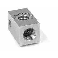 Тройник ABS Goodridge 1 х adapter crimp,- M10*1mm (обратный конус)  крепеж отв. 6mm, D-03 ABS-003AT - Тройник ABS Goodridge 1 х adapter crimp,- M10*1mm (обратный конус)  крепеж отв. 6mm, D-03 ABS-003AT