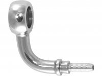 Фитинг banjo d10 mm, 90° D-03 нерж. сталь, под опрессовку S5099-03C, Goodridge