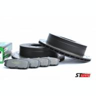 КОМПЛЕКТ ЗАДНИЙ: Тормозные диски DBA 42723S T3 + колодки HAWK LTS Toyota  LC 200,Lexus LX570,LX450D - КОМПЛЕКТ ЗАДНИЙ: Тормозные диски DBA 42723S T3 + колодки HAWK LTS Toyota  LC 200,Lexus LX570,LX450D