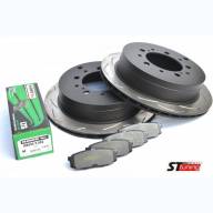 КОМПЛЕКТ ЗАДНИЙ: Тормозные диски DBA 42723S T3 + колодки HAWK LTS Toyota  LC 200,Lexus LX570,LX450D - КОМПЛЕКТ ЗАДНИЙ: Тормозные диски DBA 42723S T3 + колодки HAWK LTS Toyota  LC 200,Lexus LX570,LX450D