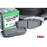 КОМПЛЕКТ ЗАДНИЙ: Тормозные диски DBA 42723S T3 + колодки HAWK LTS Toyota  LC 200,Lexus LX570,LX450D - КОМПЛЕКТ ЗАДНИЙ: Тормозные диски DBA 42723S T3 + колодки HAWK LTS Toyota  LC 200,Lexus LX570,LX450D