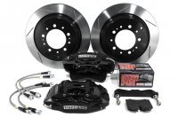 Тормозная система задняя 380x32mm, StopTech 4 поршня, чёрный, Toyota LC200, LX570, колёса от 19"