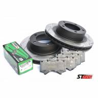 КОМПЛЕКТ ПЕРЕДНИЙ: Тормозные диски DBA 42722S T3 + колодки  DC brakes sHD  Toyota  LC200,Lexus LX570 - КОМПЛЕКТ ПЕРЕДНИЙ: Тормозные диски DBA 42722S T3 + колодки  DC brakes sHD  Toyota  LC200,Lexus LX570
