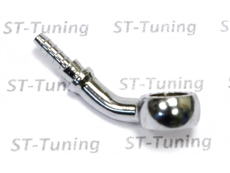 Фитинг banjo d10 mm, 45° D-03 хром, под опрессовку S5094-03CH, Goodridge