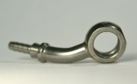 Фитинг banjo d10 mm, 45°, влево D-03 нерж. сталь, под опрессовку S5094L-03C, Goodridge