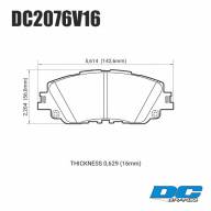 КОМПЛЕКТ ПЕРЕДНИЙ:Торм. диски DBA42744S T3+колодки DCbrakes STR.S Toyota Camry V70 2017-&gt; - КОМПЛЕКТ ПЕРЕДНИЙ:Торм. диски DBA42744S T3+колодки DCbrakes STR.S Toyota Camry V70 2017->