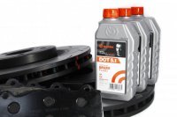 КОМПЛЕКТ ПЕРЕДНИЙ:Тормозные диски DBA 2736S T2+колодки DC brakes sHD Toyota PRADO 150 / Lexus GX460