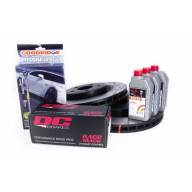 КОМПЛЕКТ:JEEP GRAND CHEROKEE SRT8 09-&gt; Торм. диски DBA T3+колодки DC brakes RACE+шланги GOODRIDGE - КОМПЛЕКТ:JEEP GRAND CHEROKEE SRT8 09-> Торм. диски DBA T3+колодки DC brakes RACE+шланги GOODRIDGE