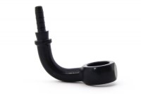 Фитинг banjo d10 mm, 90° D-03 алюминий ЧЕРНЫЙ, под опрессовку S5099-03DBK, Goodridge