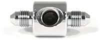 Соединитель тройник под датчик П AN03 - М NPT1/8X27 - П AN03,  хром, Goodridge MCHD-014