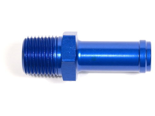 Адаптер AN06-шланг (по хомут) - NPT 1/4 x 18 , алюминий, Goodridge, AN840-06D