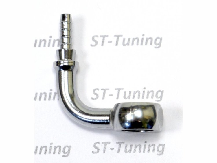 Фитинг banjo d10 mm, 90° D-03 хром, под опрессовку S5099-03CH, Goodridge
