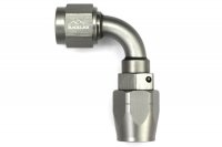 - 6 AN (6AN AN6) фитинг 90°, 20 серия Cutter Style, BLACKROCK LAB A06-090-2Ti