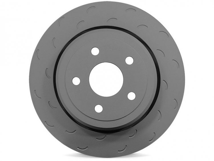 Тормозной диск HTS4202 HAWK Talon СЛОТИРОВАННЫЙ JEEP Grand Cherokee SRT8 11->, ЗАДНИЙ 350х28мм