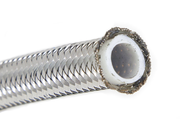Армированный шланг AN-06/D-06, T60 серия, тефлон (PTFE) BlackRock Lab T606