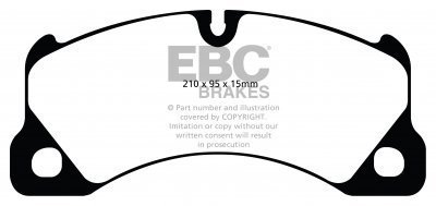 Колодки тормозные DP41835R EBC Yellowstuff