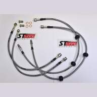Армированные тормозные шланги Goodridge TPR2100-4PCF (4 шт.) Porsche Cayenne 955 Facelift Colorflex - Армированные тормозные шланги Goodridge TPR2100-4PCF (4 шт.) Porsche Cayenne 955 Facelift Colorflex
