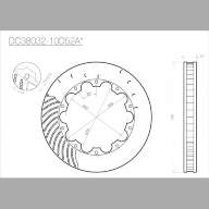 Ротор тормозного диска 380*32mm, DC Brakes DC38032-10D52AL, D крепеж, лев. (Brembo, JBT) - Ротор тормозного диска 380*32mm, DC Brakes DC38032-10D52AL, D крепеж, лев. (Brembo, JBT)