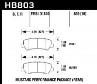Колодки тормозные HB803D.639 HAWK ER-1