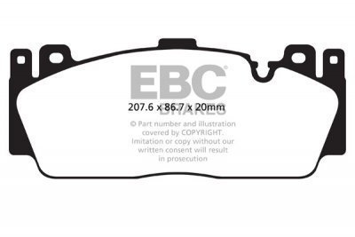 Колодки тормозные DP42148R EBC Yellowstuff