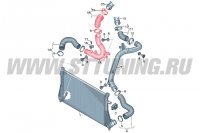 Пайпинг кит на дроссель BLACKROCK LAB VW-TP-0180 VAG Gen3, 2.0; Golf GTI; Golf R; MK7; Audi S3; TT;