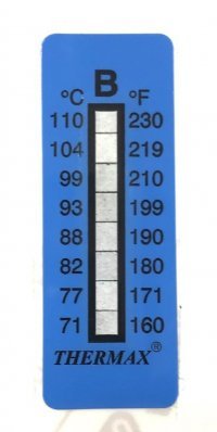 Термоиндикатор THERMAX-B самоклеющийся 1 шт. 71°С - 110°С