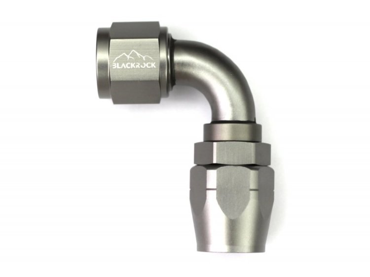 - 10 AN (10AN AN10) фитинг 90°, 20 серия Cutter Style, BLACKROCK LAB A10-090-2Ti