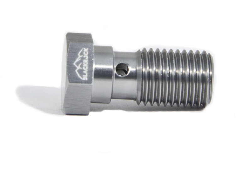 Болт (штуцер) для banjo M14*1.25 L=22mm, алюминий BLACKROCK LAB BB1-M14125