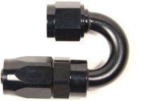 - 8 AN (8AN AN8) фитинг 180 градусов черный Goodridge 1136-18008BK