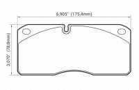 Колодки тормозные DC1027R22 DC brakes Street HD+, перед. система STOPTECH HD TOYOTA LC200 / LX570