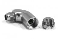 Фитинг AN-06 - 5/16" (8mm) быстросъём, 90° мама, BLACKROCK LAB L06-516-F290