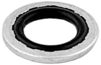 Шайба уплотнительная 11.11 mm, AN-04 алюминий + резина, BLACKROCK LAB WAB-04