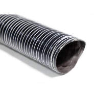 Воздуховод силиконовый, диаметр 63mm, до +255°С, цена за 1м, Thermal Division TDAD163B черный - Воздуховод силиконовый, диаметр 63mm, до +255°С, цена за 1м, Thermal Division TDAD163B черный
