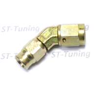 Фитинг мама AN-03 3/8X24 под прямой конус, 45° D-03 сталь, кованый 6045-03P, Goodridge - Фитинг мама AN-03 3/8X24 под прямой конус, 45° D-03 сталь, кованый 6045-03P, Goodridge