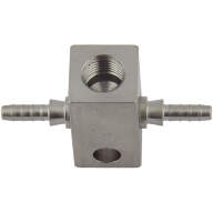 Тройник Goodridge crimp-М10x1-crimp, обатный конус нерж сталь, SP-203 - Тройник Goodridge crimp-М10x1-crimp, обатный конус нерж сталь, SP-203