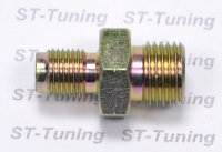 Адаптер П 1/4 BSP обратный конус - П M10х1 обратный конус, сталь Goodridge 742-04-31P