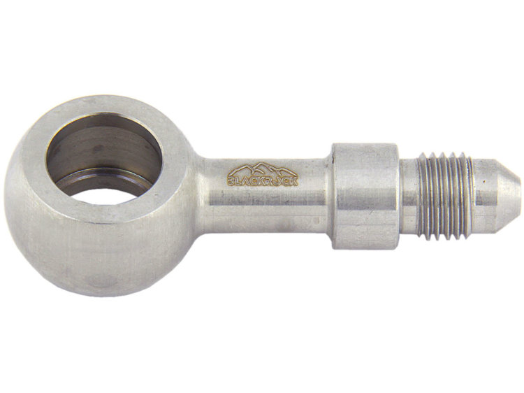 Адаптер banjo M12 mm - AN03, нерж сталь, BLACKROCK LAB, 776-03-D12SS