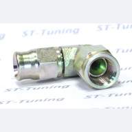 Фитинг мама AN-03 3/8X24 под прямой конус, 90° D-03 сталь, кованый 6090-03P, Goodridge - Фитинг мама AN-03 3/8X24 под прямой конус, 90° D-03 сталь, кованый 6090-03P, Goodridge
