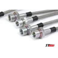 Армированные тормозные шланги Goodridge TTY5700-6P21128 (6 шт.) Toyota LC200 / Lexus LX570, LX450D,  - Армированные тормозные шланги Goodridge TTY5700-6P21128 (6 шт.) Toyota LC200 / Lexus LX570, LX450D, 